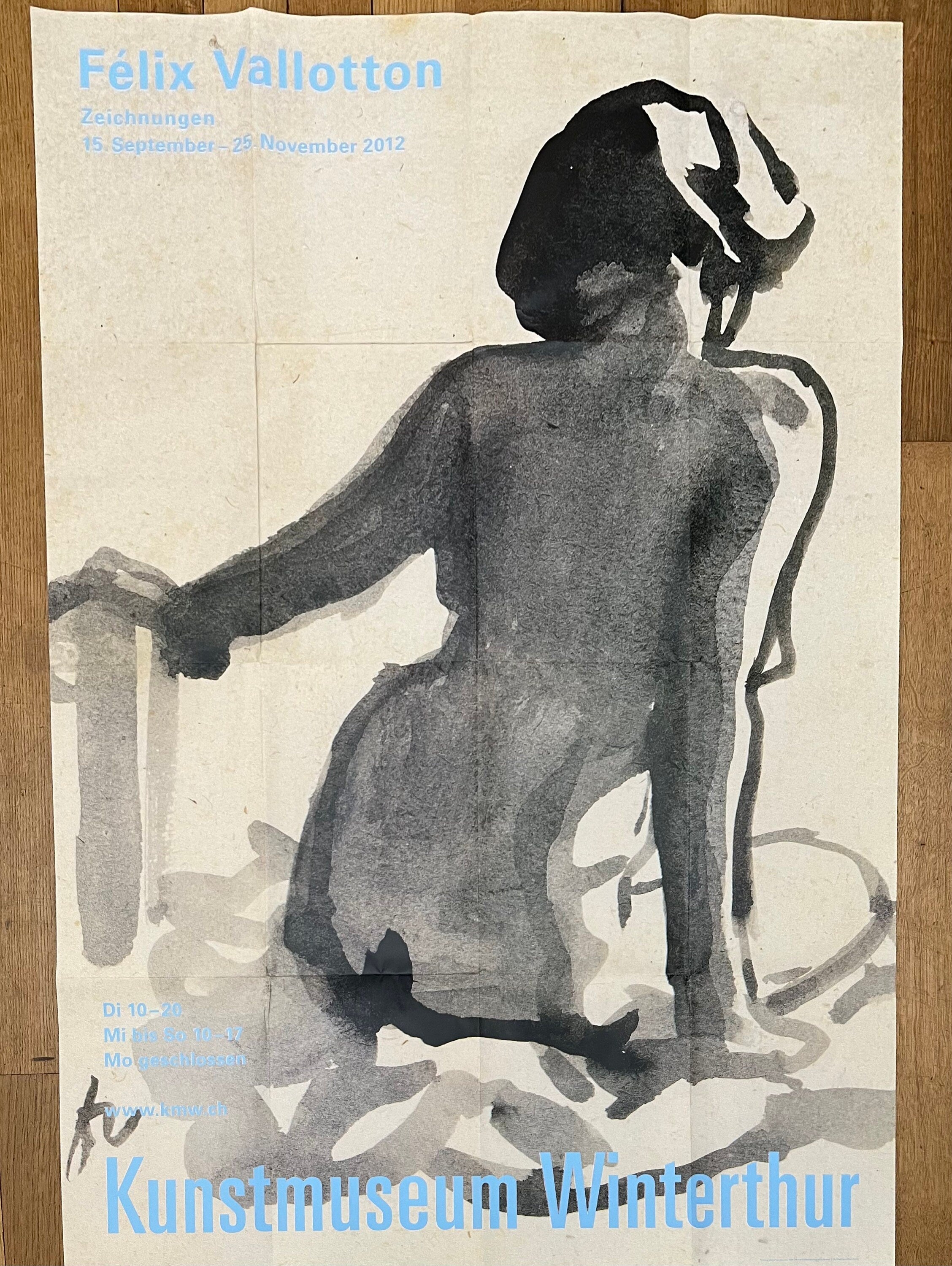 Felix Vallotton museum poster folded - 35.4"×50.4" (90×128cm)