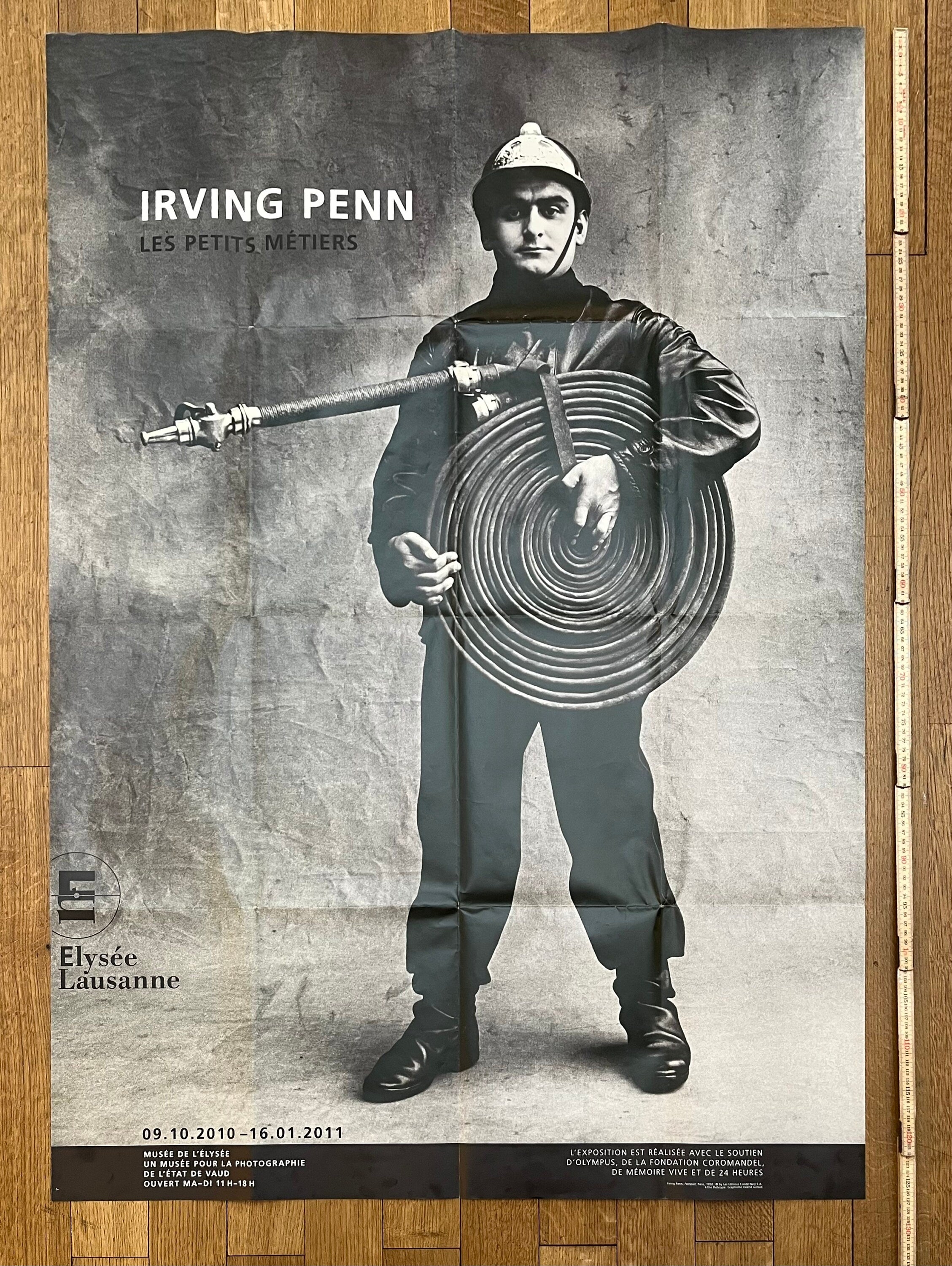 Irving Penn original photo poster folded - 35.2"×50.2" (89.5×127.5cm)