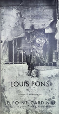 Louis Pons original art exhibition poster - 14.2"×26.8" (36×68cm)