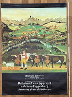 Appenzell vintage exhibition poster - 35.6"×50.4" (90.5×128cm)