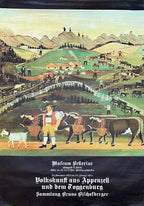 Appenzell vintage exhibition poster - 35.6"×50.4" (90.5×128cm)