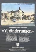 Vintage Zurich exhibition poster - 35.6"×50.2" (90.5×127.5cm)