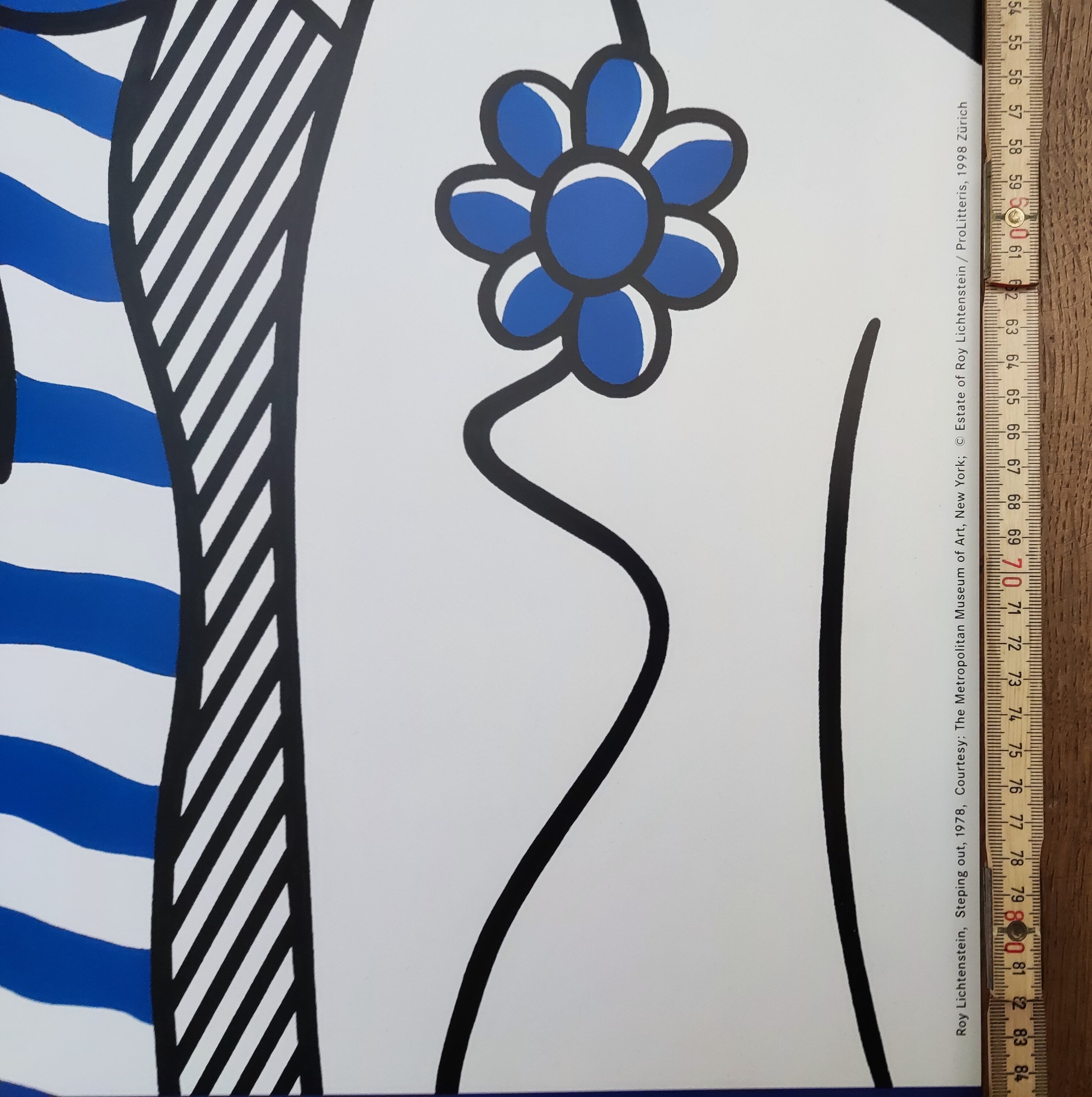 Roy Lichtenstein Kunstausstellungsplakat – 27.0"×38.6" (68.5×98cm)