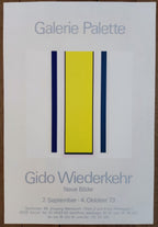 Gido Wiederkehr original art poster silkscreen - 13.4"×19.7" (34×50cm)