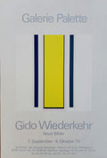 Gido Wiederkehr original art poster silkscreen - 13.4"×19.7" (34×50cm)