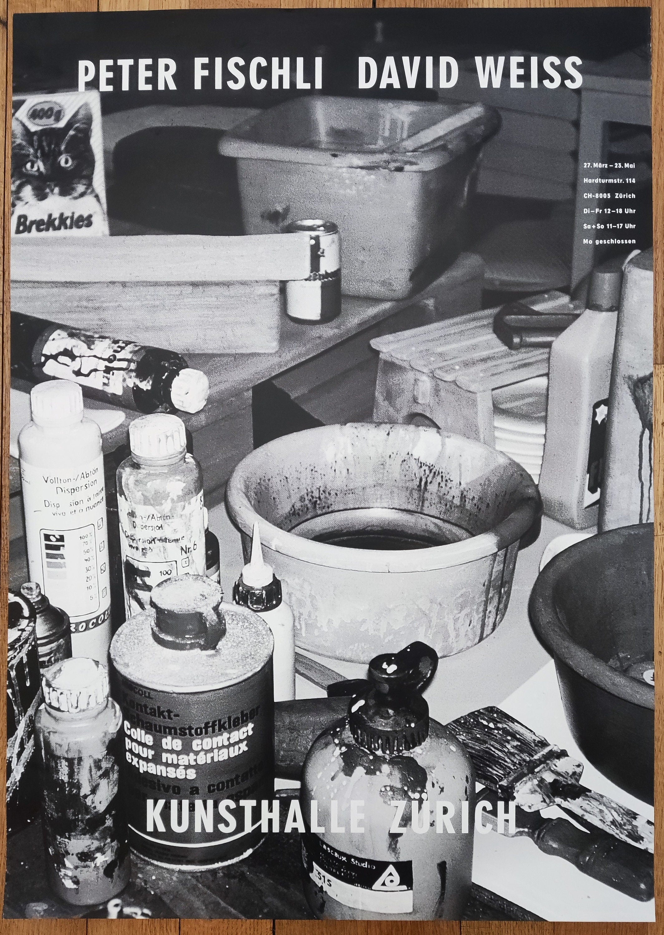 Fischli Weiss art photo poster - 23.4"×33.1" (59.5×84cm)