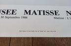 Henri Matisse vintage art exhibition poster - 25.6"×36.2" (65×92cm)