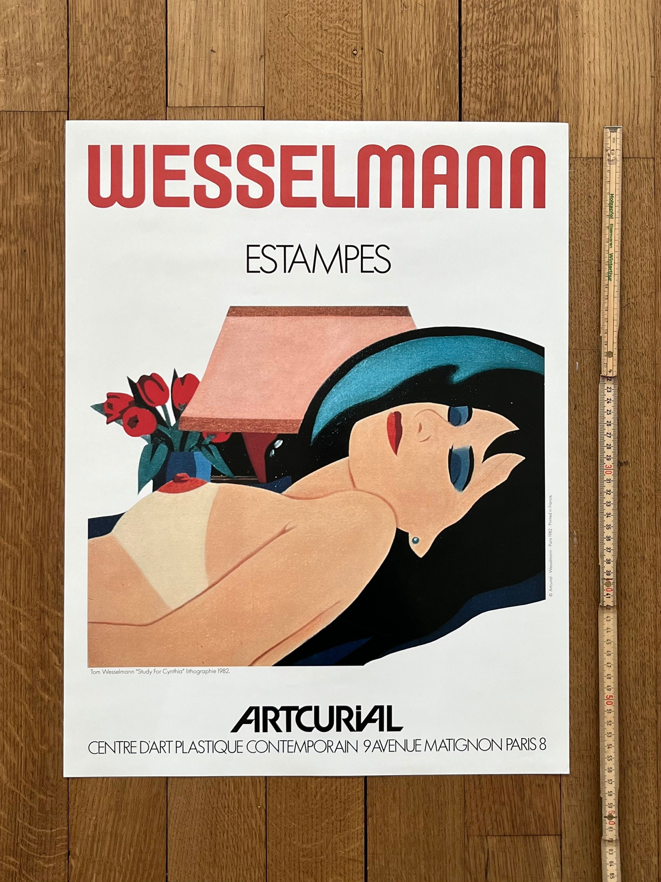 Original-Kunstposter von Tom Wesselmann – 44×58cm
