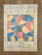 Sol LeWitt Original Kunstausstellungsposter – 49×69 cm