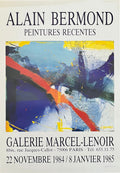 Alain Bermond original art poster - 17.5"×25.2" (44.5×64cm)