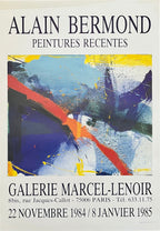 Alain Bermond original art poster - 17.5"×25.2" (44.5×64cm)