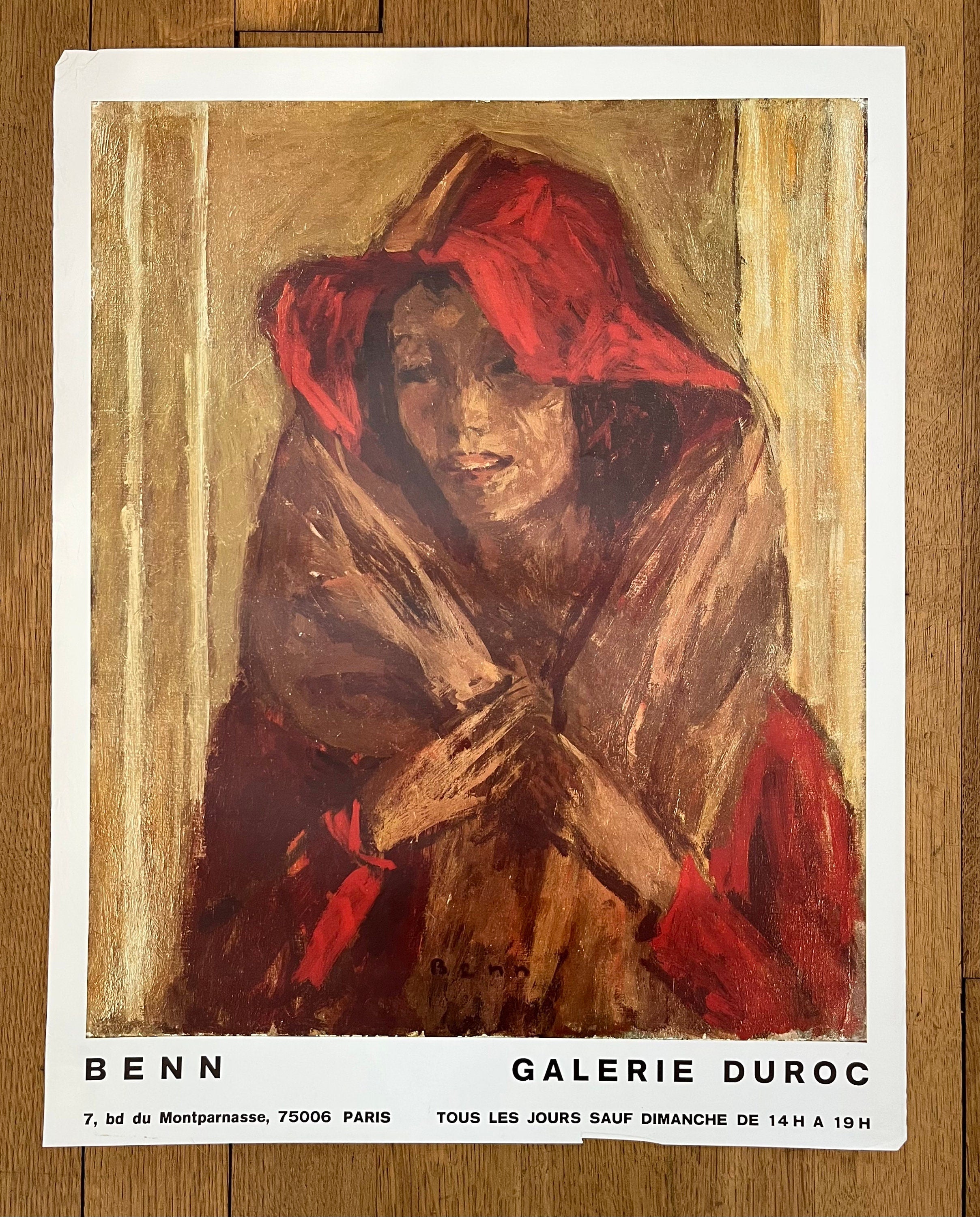 Bencjon "Benn" Rabinowicz original art poster - 19.7"×25.2" (50×64cm)