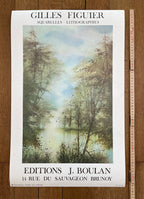 Gilles Figuier original art poster - 16.1"×25.2" (41×64cm)