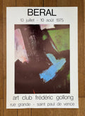 Alain Béral original art poster - 17.7"×25.2" (45×64cm)