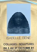 Isabelle Béné art exhibition poster - 19.7"×27.6" (50×70cm)