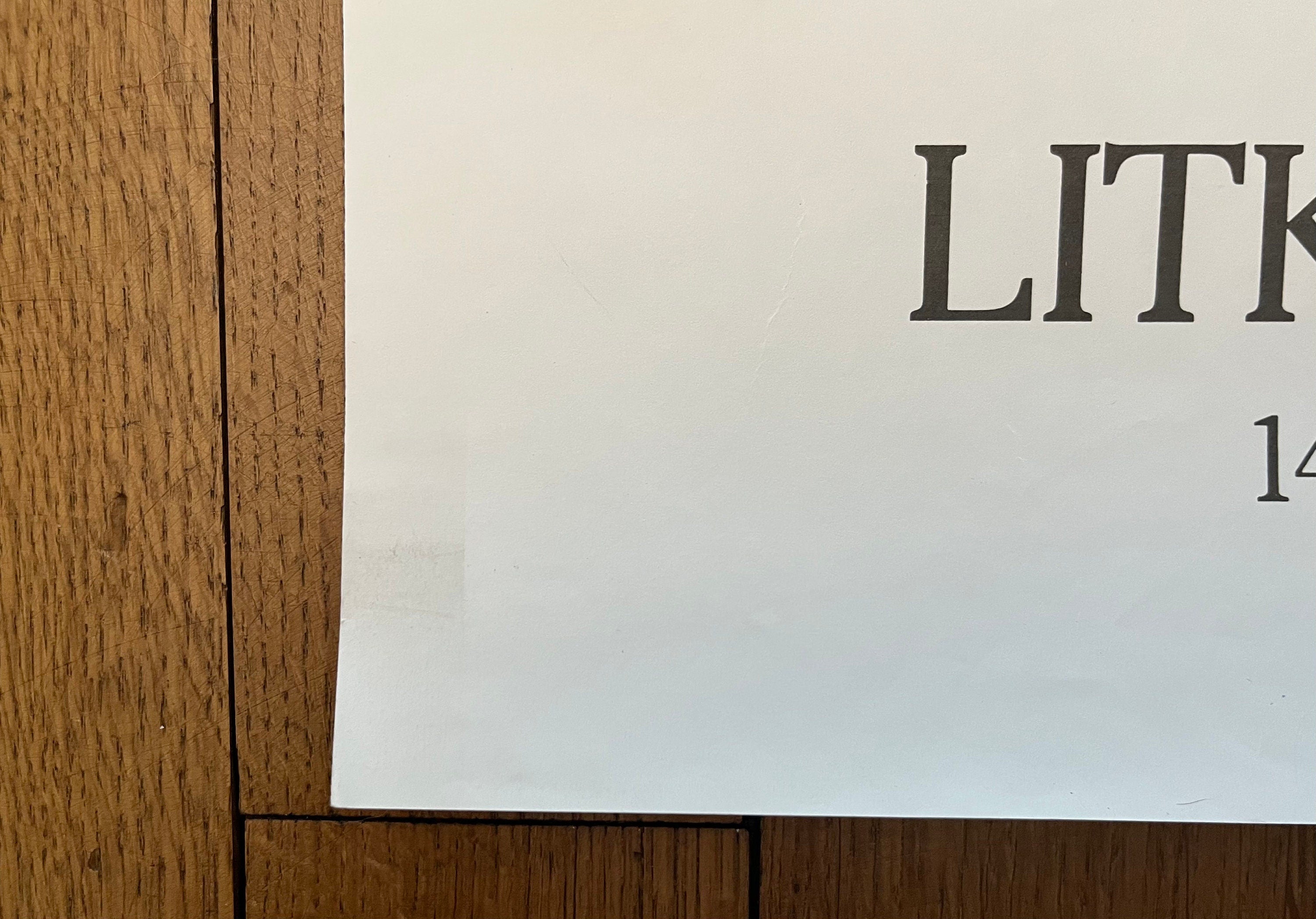 Litkey Bence Kunstausstellung Plakat - 43×61 cm (16,9"×24,0")