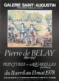 Pierre Savigny de Belay art exhibition poster - 17.3"×23.6" (44×60cm)
