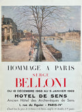 Serge Belloni original art poster - 19.7"×26.8" (50×68cm)