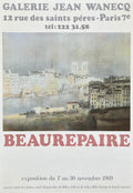 André Beaurepaire art exhibition poster - 15.0"×21.3" (38×54cm)
