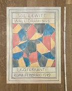 Sol LeWitt Original Kunstausstellungsposter – 49×69 cm