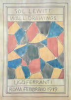 Sol LeWitt Original Kunstausstellungsposter – 49×69 cm