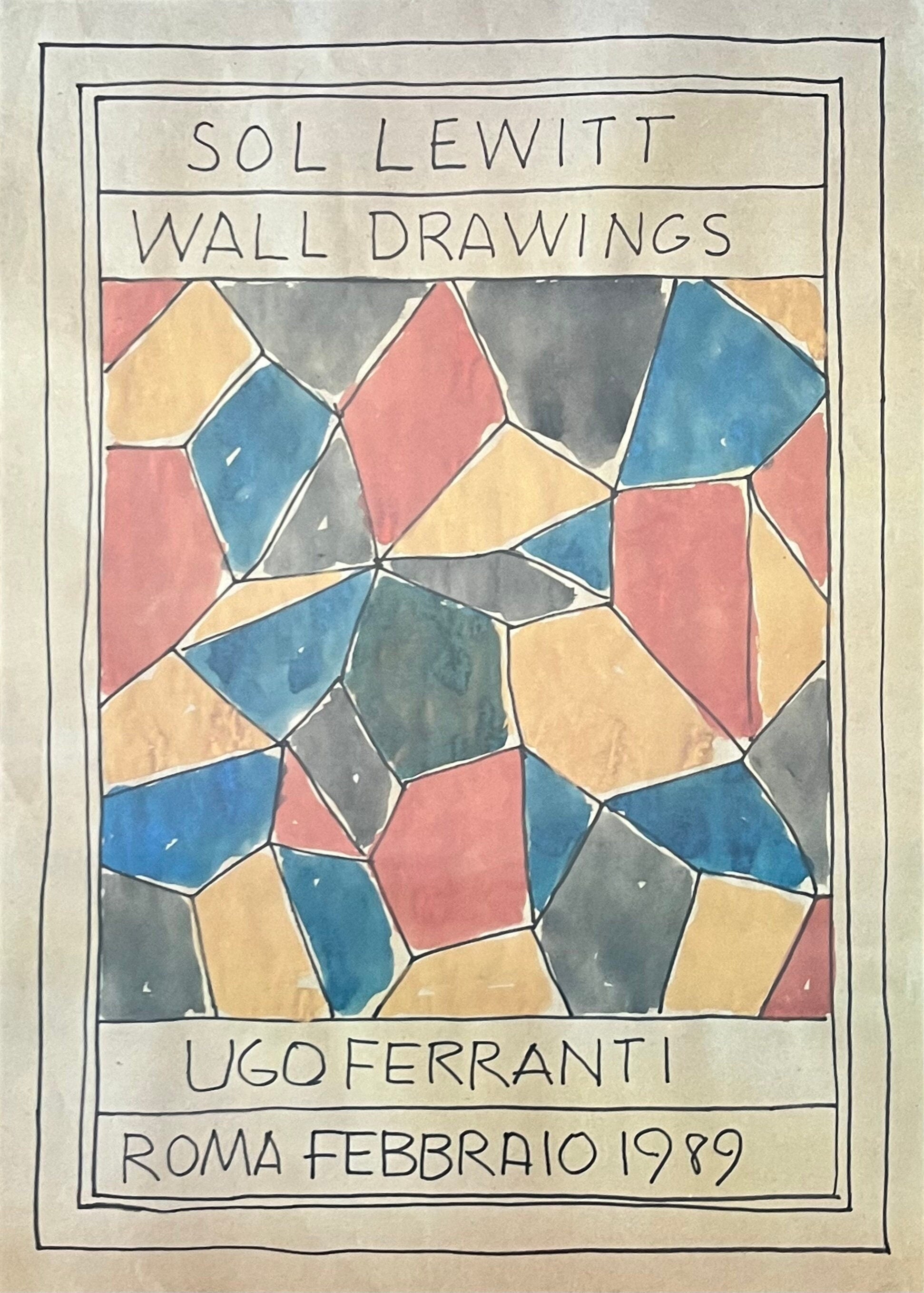 Sol LeWitt Original Kunstausstellungsposter – 49×69 cm