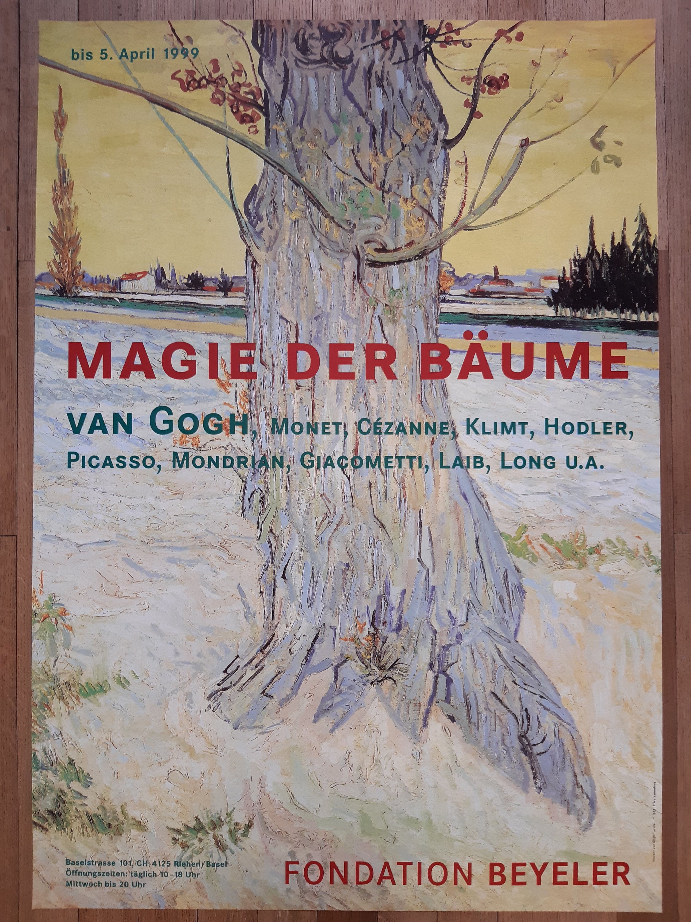 Vincent Van Gogh original art poster - 35.4"×50.4" (90×128cm)