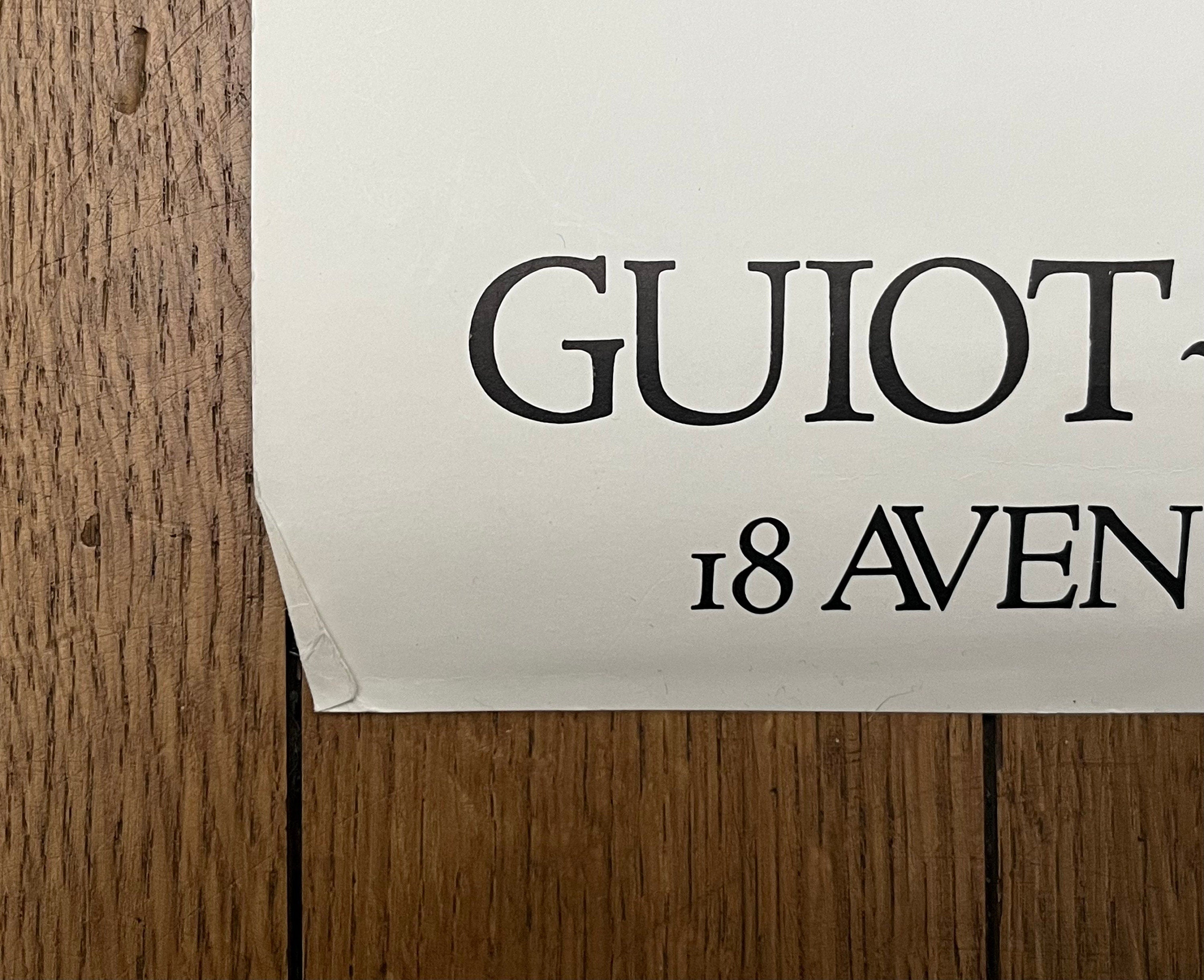 Guy Bardone original art poster - 15.7"×28.0" (40×71cm)