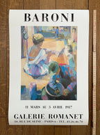 Monique Baroni original art poster - 16.5"×24.2" (42×61.5cm)