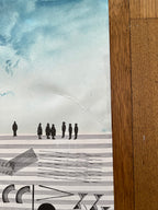 Saul Steinberg Originalkunstplakat gebraucht - 57×89cm (22,4"×35,0")