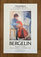 Éliane Bergelin art exhibition poster - 16.5"×24.4" (42×62cm)