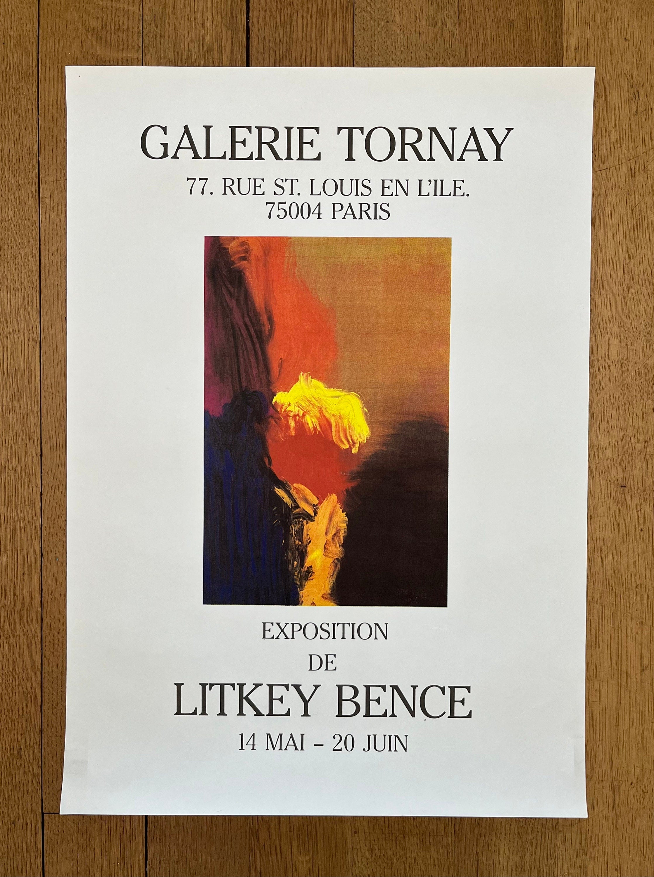 Litkey Bence Kunstausstellung Plakat - 43×61 cm (16,9"×24,0")