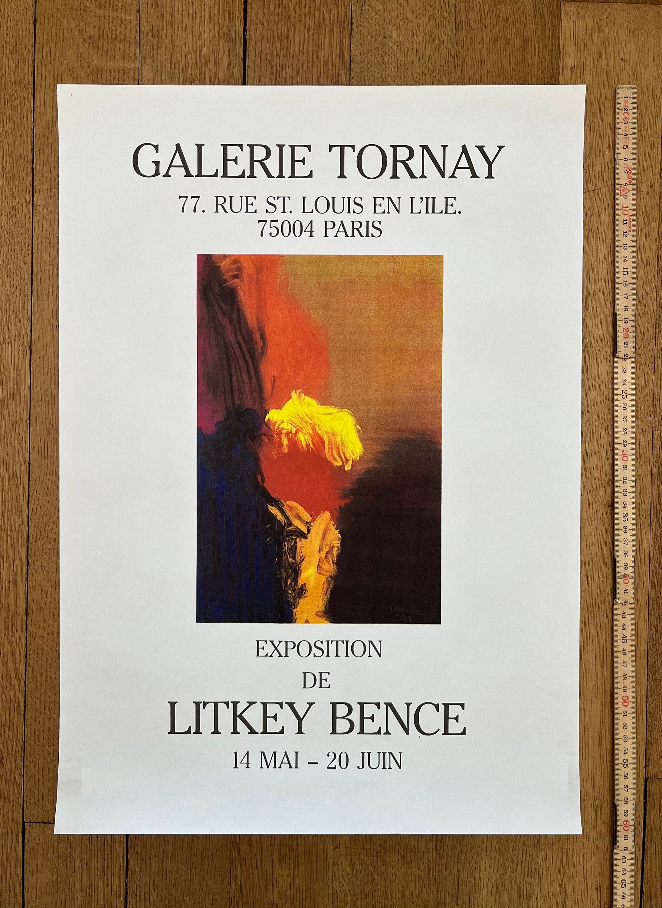Litkey Bence Kunstausstellung Plakat - 43×61 cm (16,9"×24,0")