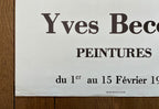 Yves Becon art exhibition poster - 16.9"×24.8" (43×63cm)