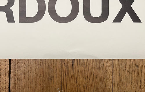 Bardoux original art poster - 19.3"×24.0" (49×61cm)