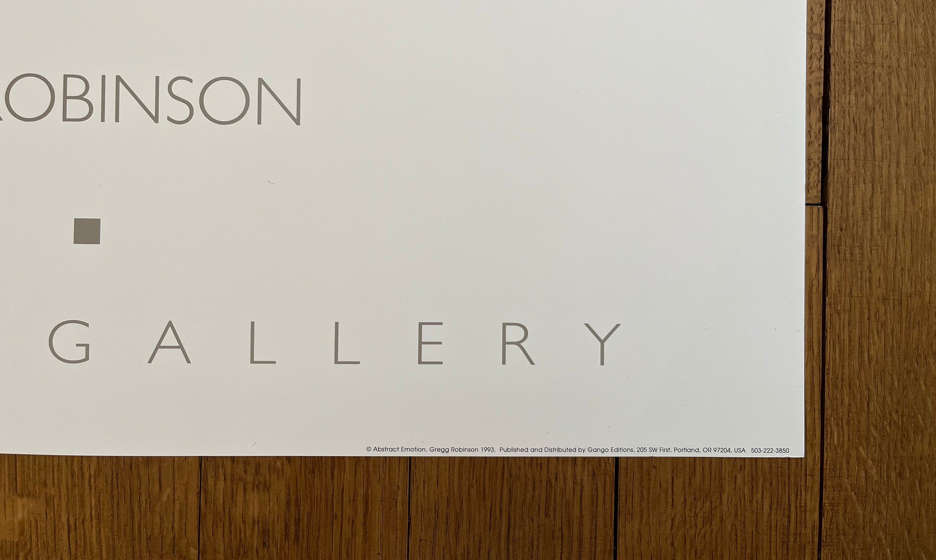 Gregg Robinson Kunstposter - 25.5"×31.0" (64.7×78.7cm)