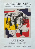Le Corbusier Original Kunstplakat – 49,8×70 cm