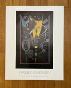 Wassily Kandinsky art exhibition poster - 27.6"×35.2" (70×89.4cm)