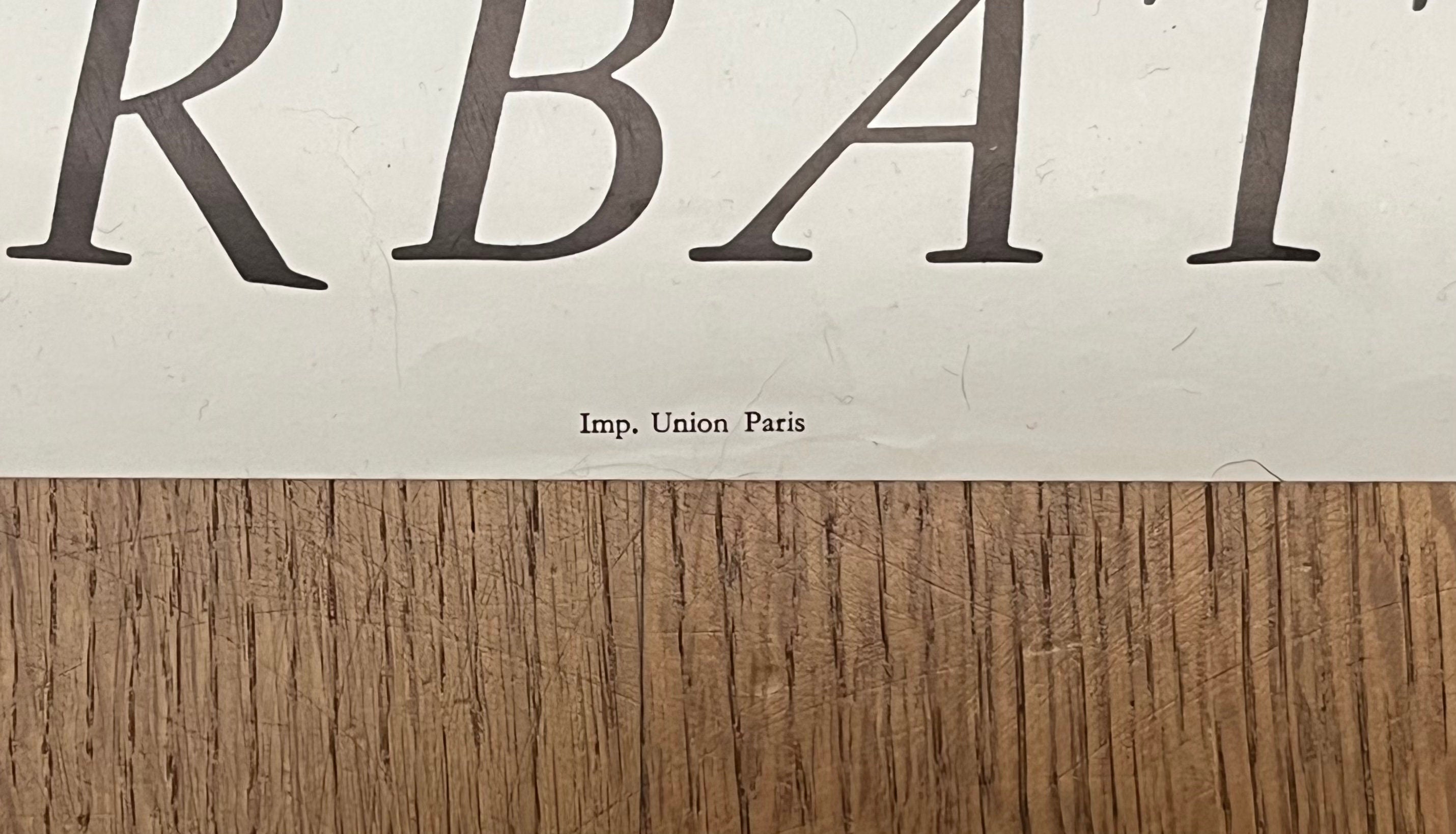 Barbâtre art poster - 12.6"×24.8" (32×63cm)