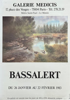 Bassalert original art poster - 19.3"×27.2" (49×69cm)