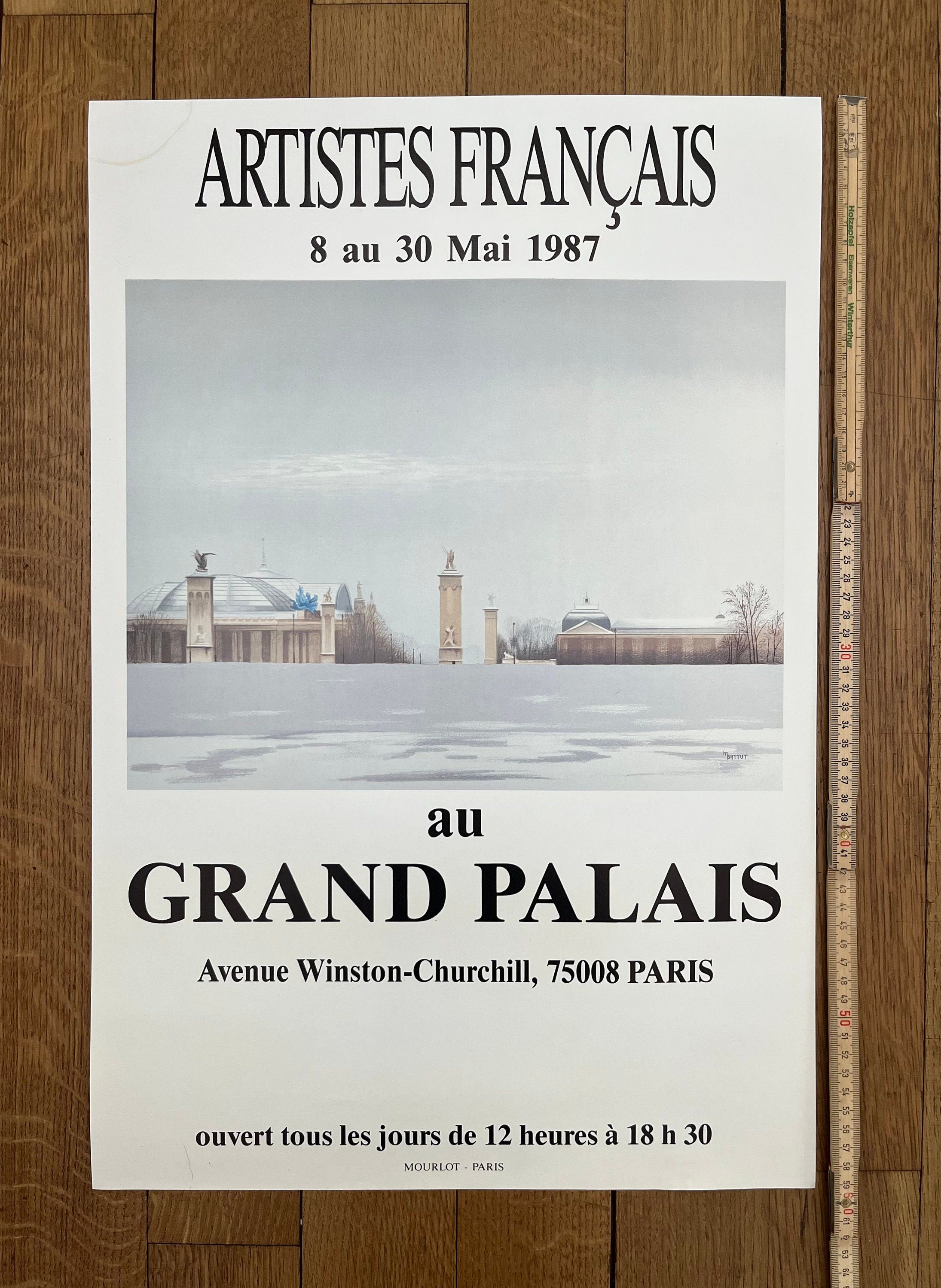 Artistes Francais (Grand Palais) original art poster - 15.7"×23.6" (40×60cm)