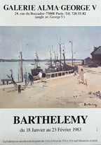 Gerard Barthelemy original art poster - 19.3"×27.2" (49×69cm)