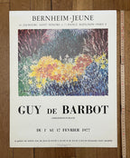 Guy de Barbot original art poster - 17.3"×22.0" (44×56cm)
