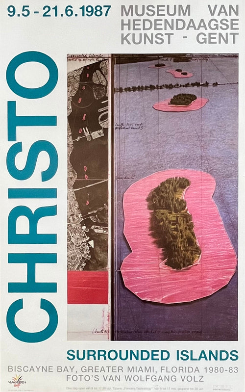 Christo original art poster - 21.7"×34.4" (55×87.5cm)