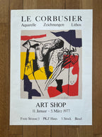 Le Corbusier Original Kunstplakat – 49,8×70 cm