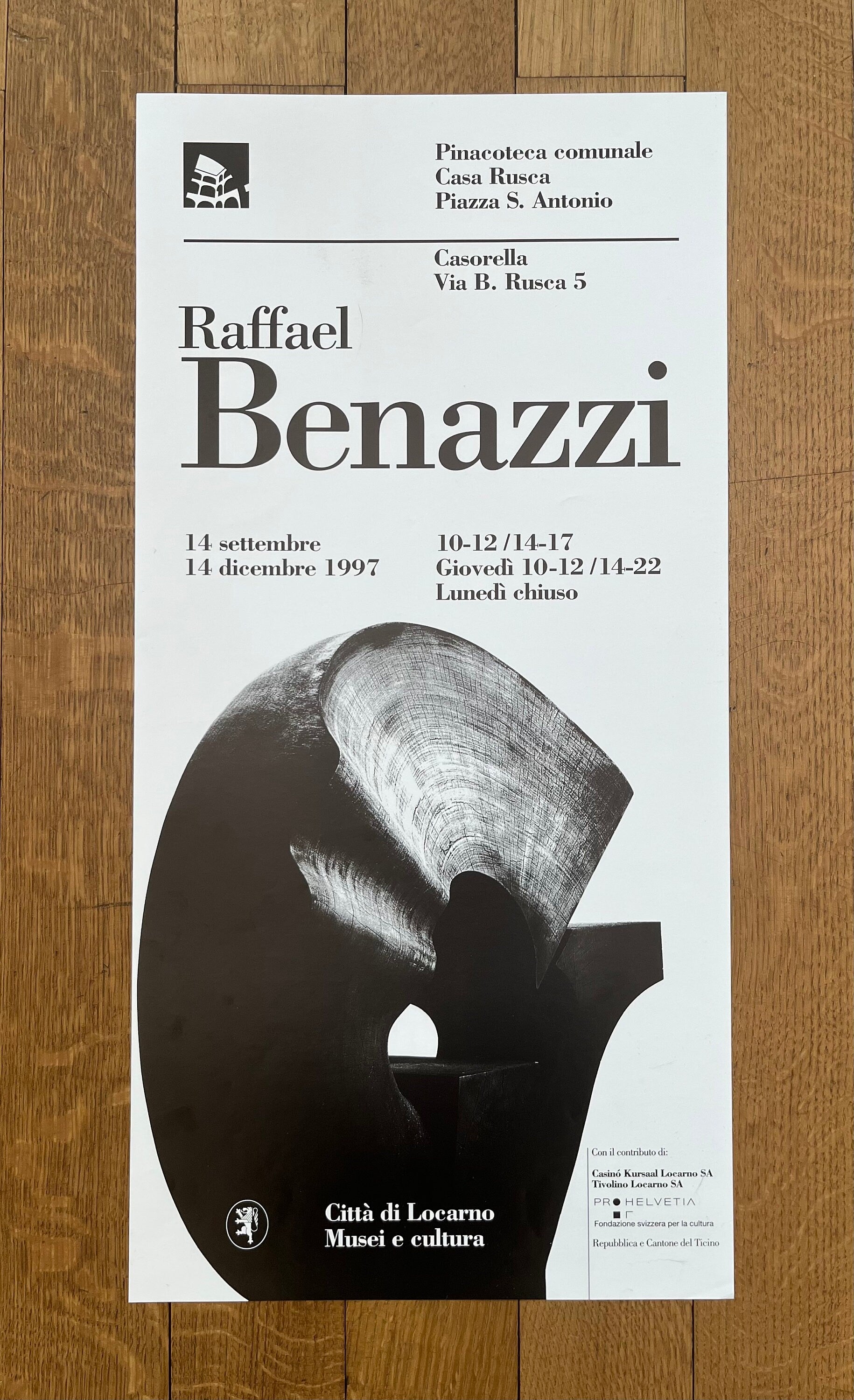 Raffael Benazzi original art poster - 11.7"×23.6" (29.7×60cm)