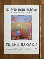 Pierre Bassard original art poster - 15.9"×21.7" (40.5×55cm)