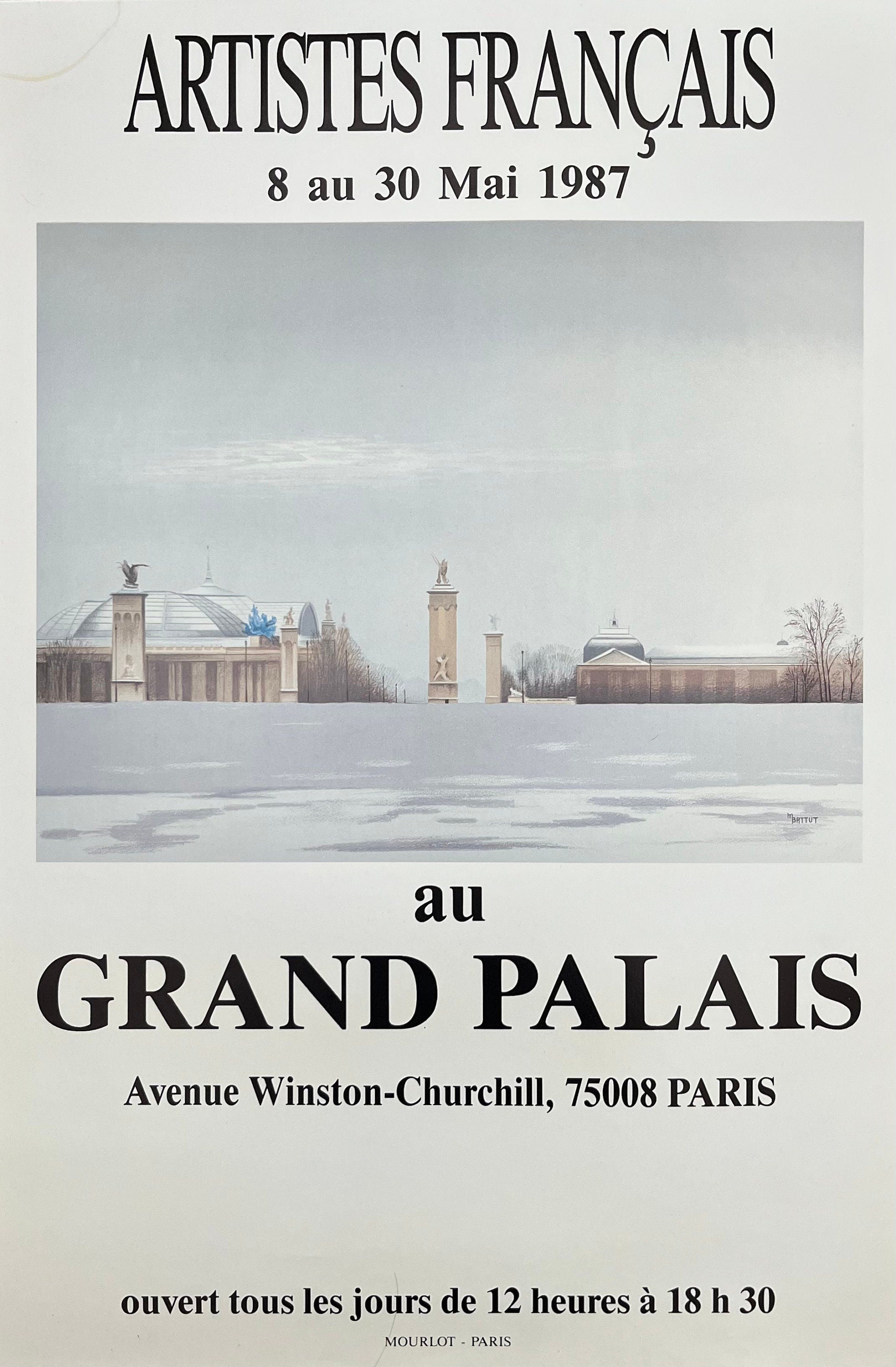 Artistes Francais (Grand Palais) original art poster - 15.7"×23.6" (40×60cm)