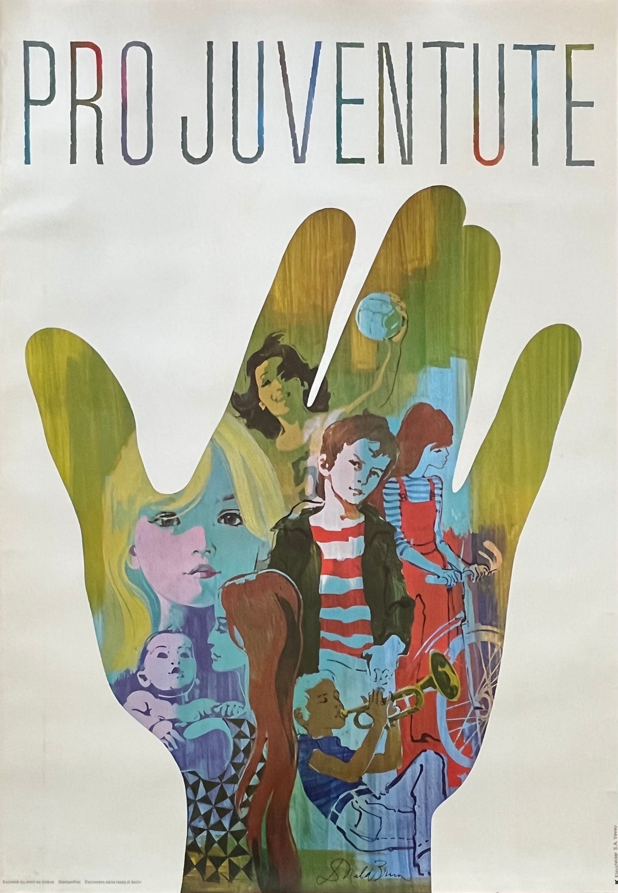 Pro Juventute Original-Kunstposter - 90,5 × 128 cm