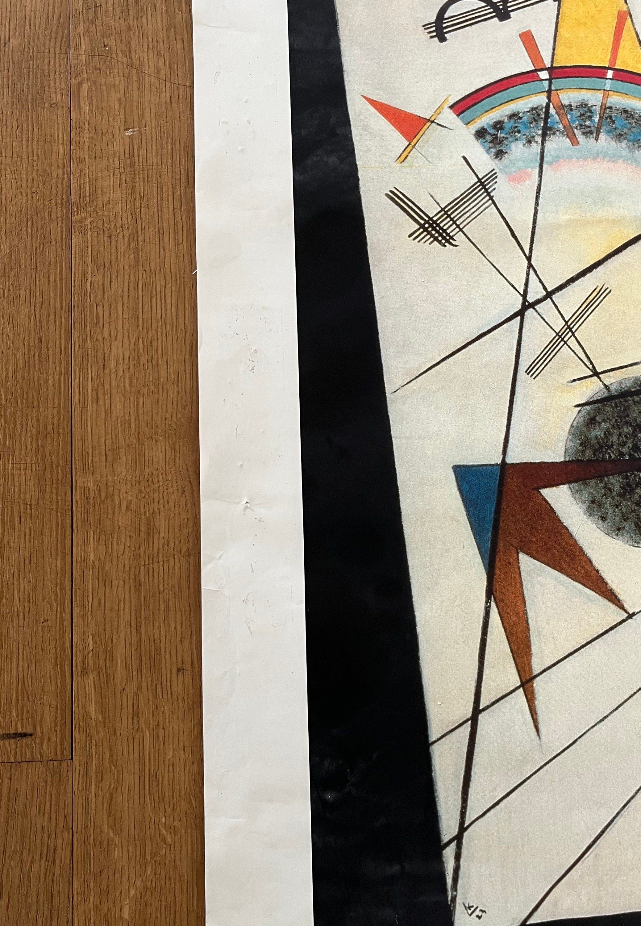 Kandinsky Original Kunstdruck-Ausstellungsplakat - 90,5×128cm